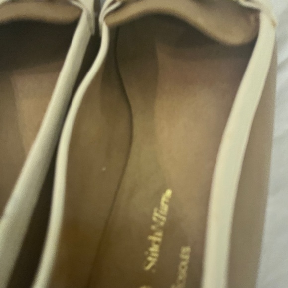 Stylish   M2  Stitch & Turn LoafersTan and White - Picture 5 of 14